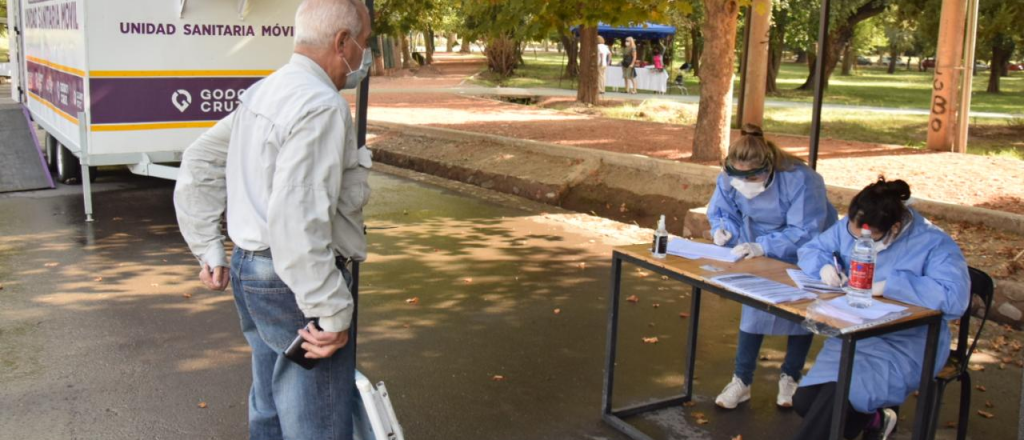 Así testean gratis a los mendocinos en el Parque San Martín