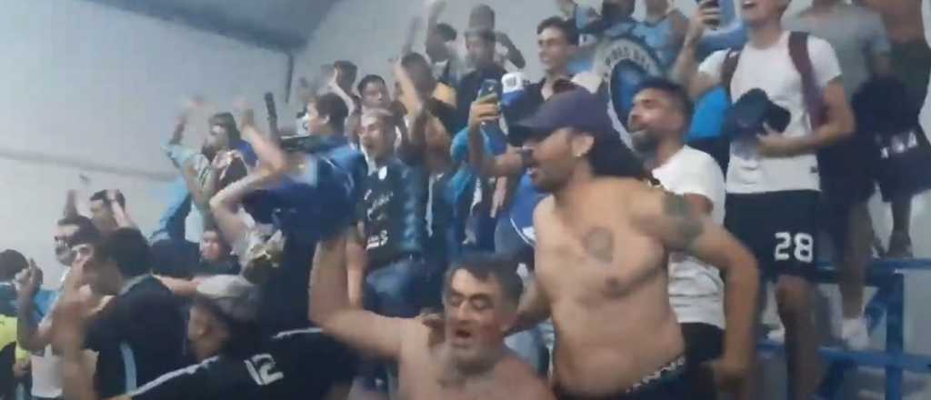 Videos: los festejos descontrolados de hinchas de Gutiérrez