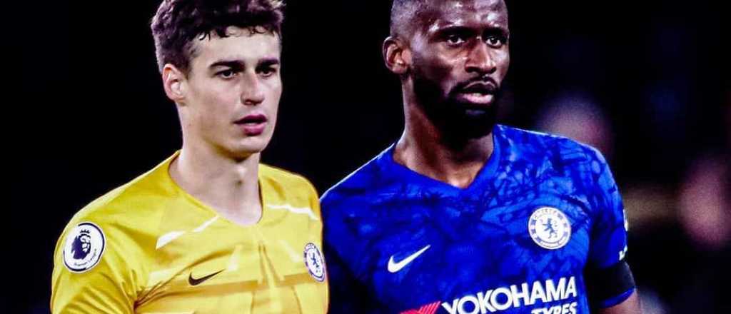 Rudiger es echado por Tuchel tras irse a los golpes con Kepa