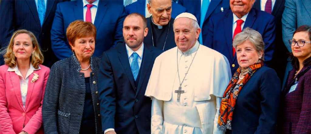 Martín Guzmán se reunión con el Papa Francisco