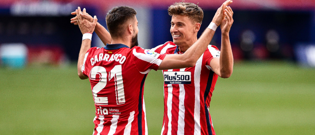 Atlético de Madrid goleó y vuelve a liderar la Liga con amplia diferencia