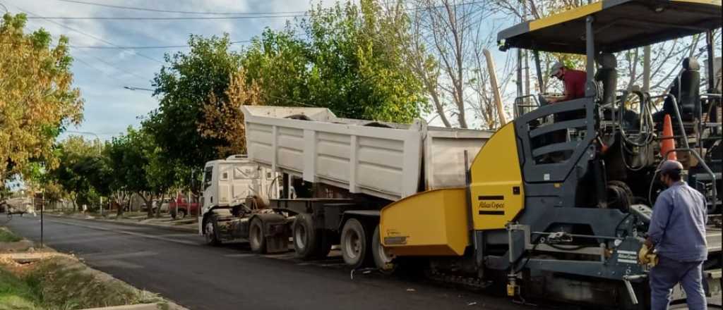 San Rafael comenzó a asfaltar el barrio El Payén