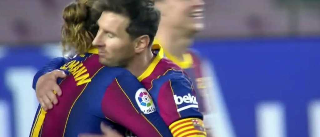 Video: el gesto de Messi con Griezmann