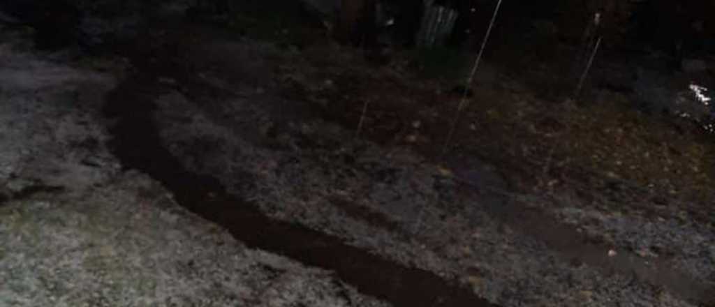 El granizo sorprendió en El Manzano Histórico