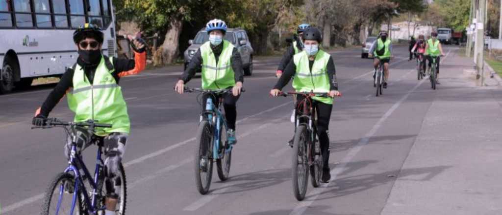 Vecinos de Guaymallén completaron otro bicitour