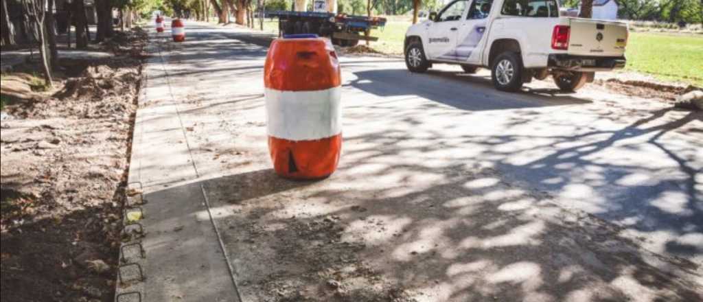 Guaymallén comenzó los drenajes en la calle Lisandro de la Torre