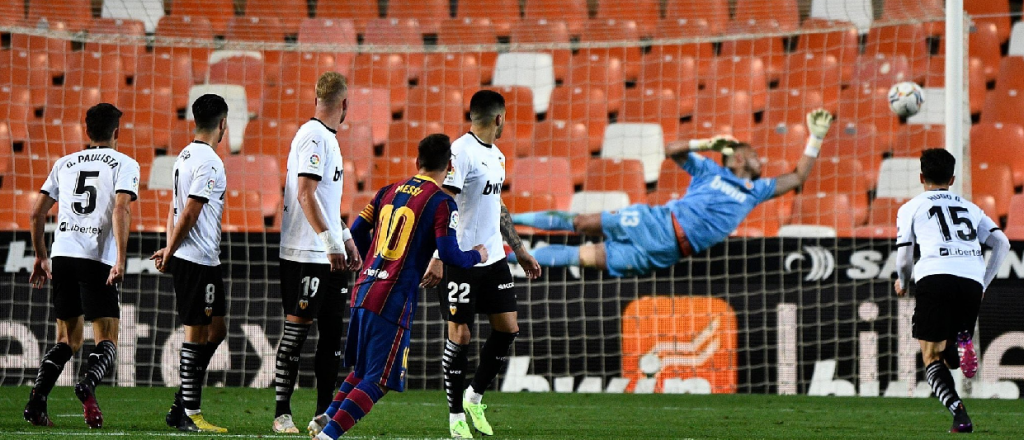 Video: brillante gol de Messi en la victoria de Barcelona sobre Valencia