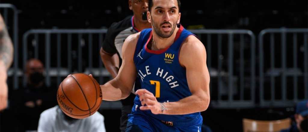 Campazzo igualó su récord de puntos en la derrota de los Nuggets