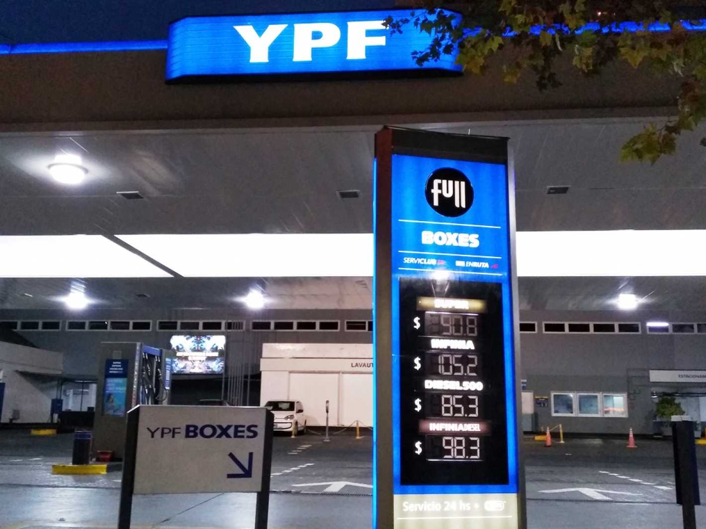 Estos son los nuevos precios de la nafta de YPF en Mendoza Mendoza Post