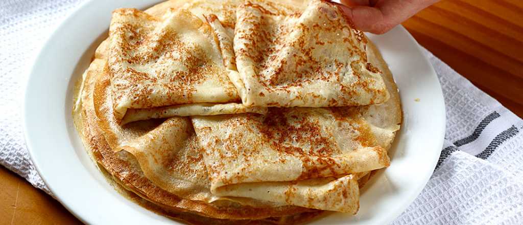 Crepes o panqueques caseros con sabores distintos