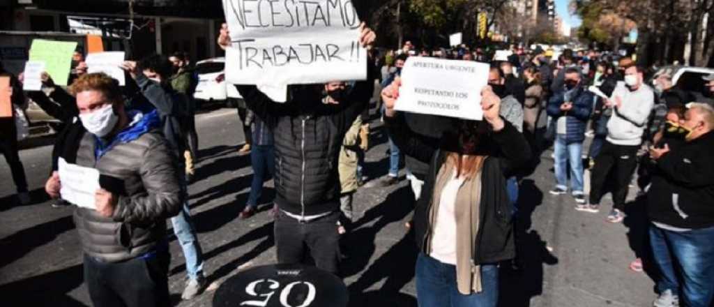 Disturbios con la policía en protesta de comerciantes en Córdoba