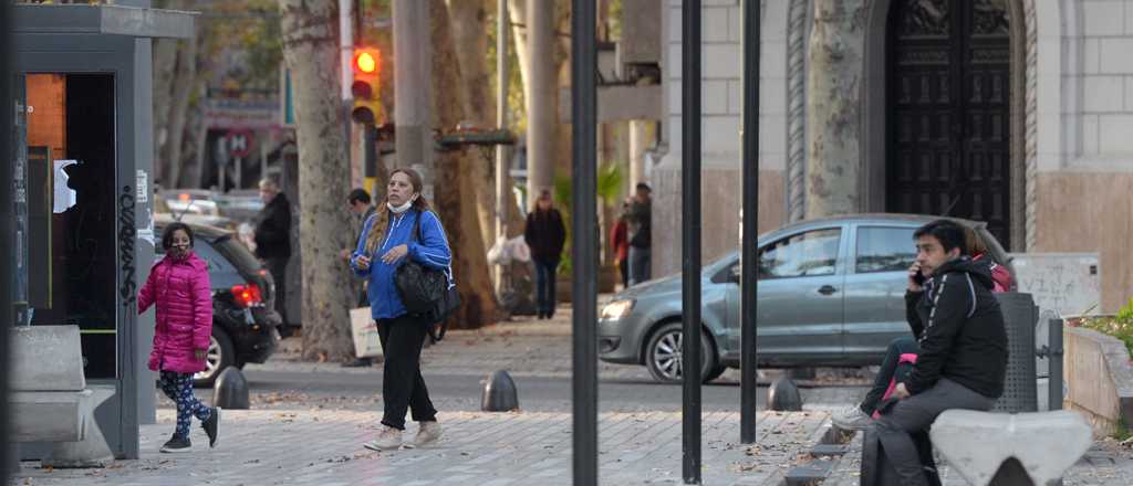 Sábado fresco y nublado en Mendoza