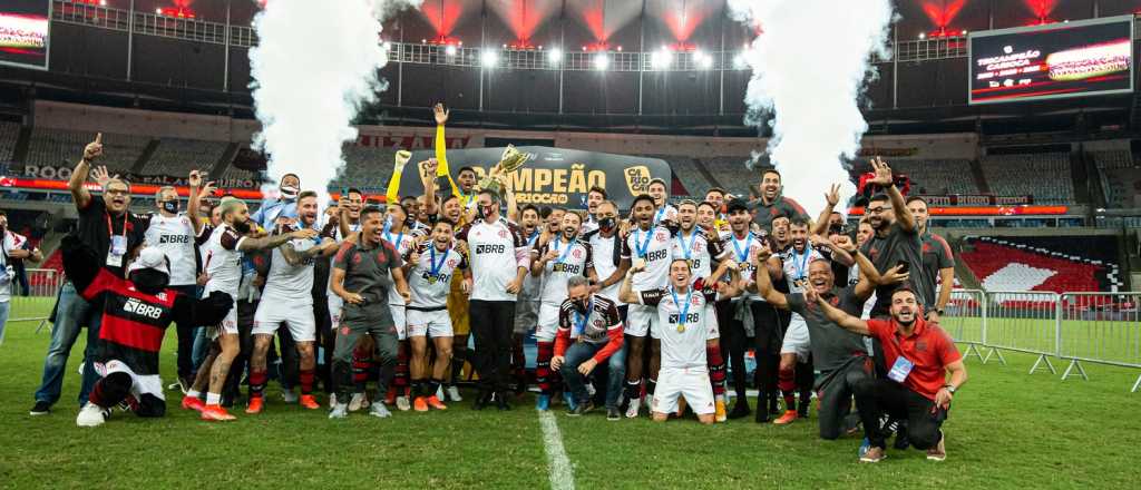 Flamengo venció a Fluminense y festejó el Campeonato Carioca