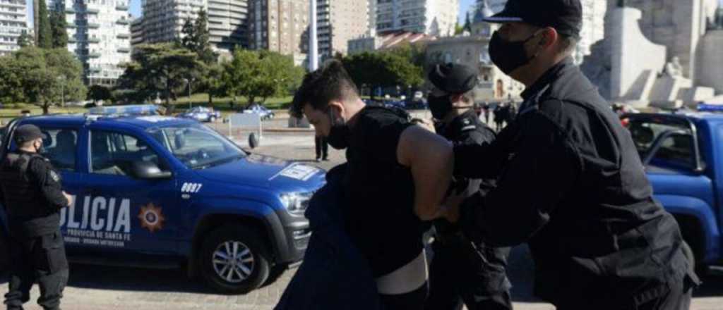 Tensión y balas de goma en Rosario por una marcha anti cuarentena