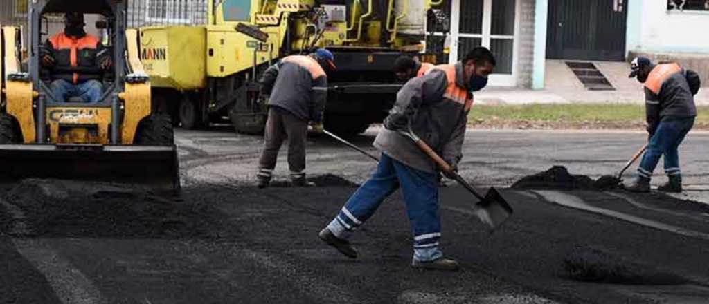 Godoy Cruz finalizó 2.600 metros de asfalto en el Oeste