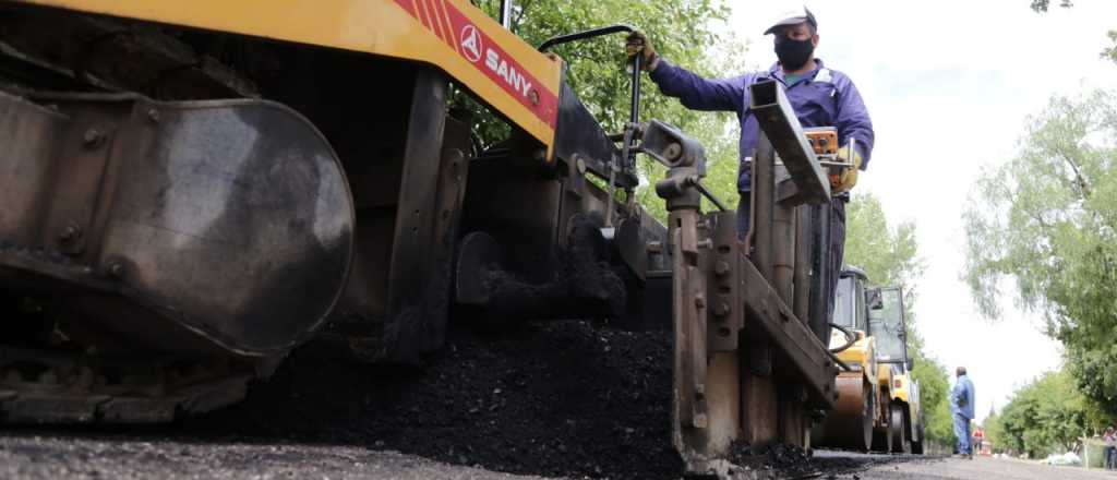 Comienza repavimentación de calles en el parque General San Martín