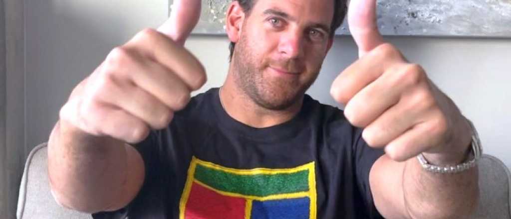 Del Potro volvió a entrenar en Buenos Aires