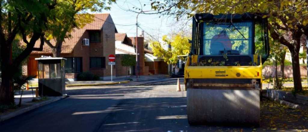 Guaymallén culminó el asfalto en la calle Amado Nervo