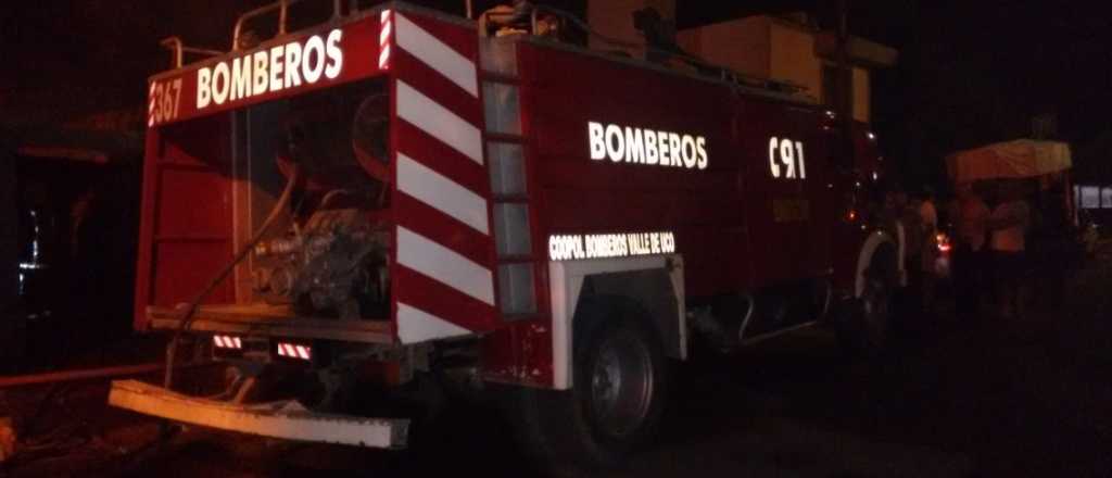 Joven de 25 años está grave tras un incendio en Tunuyán