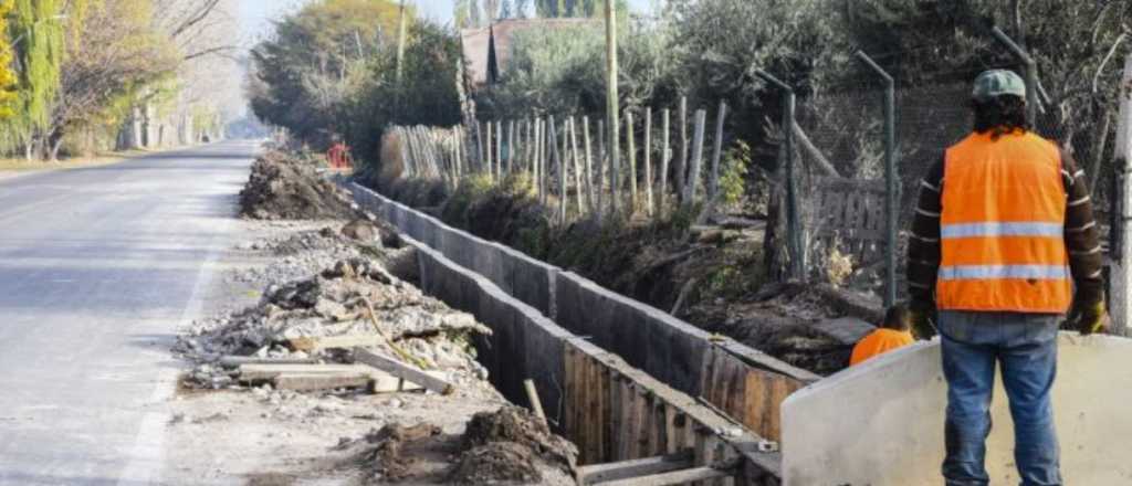 Guaymallén avanza con las obras sobre calle San Juan