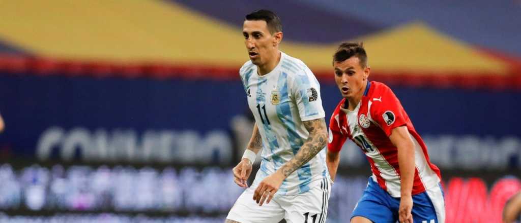 El caño que se comió Di María contra Paraguay