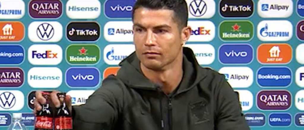 Venden la botella "no apta para Coca" de Cristiano Ronaldo