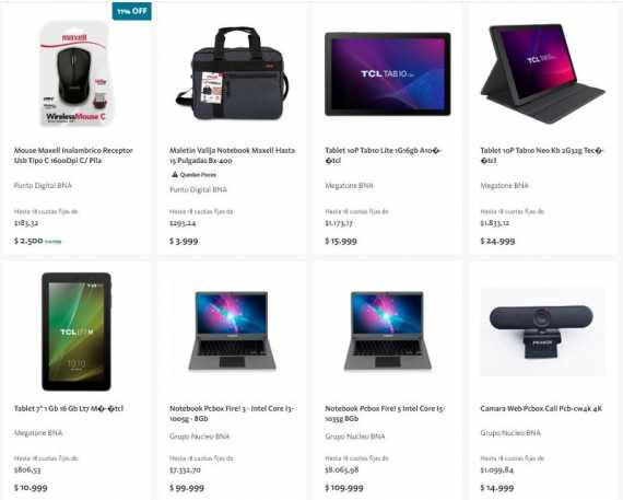 Notebooks Computadoras Y Tablets Con Rebajas Y 18 Cuotas Sin Interés Mendoza Post 9585