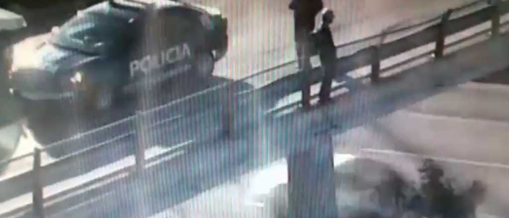 Policías evitaron un suicidio en el puente del Cóndor en Guaymallén