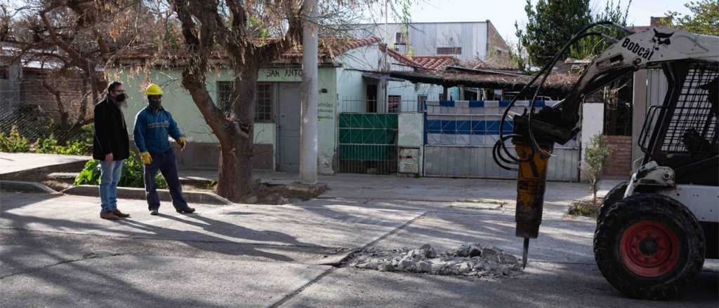 Comenzaron las obras cloacales en Alvear Oeste