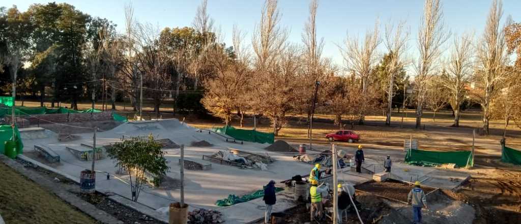 Avanzan las obras del Parque de los Jóvenes en San Rafael