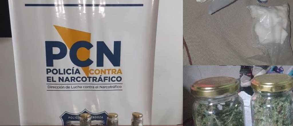 Desbarataron un kiosko de droga en Las Heras