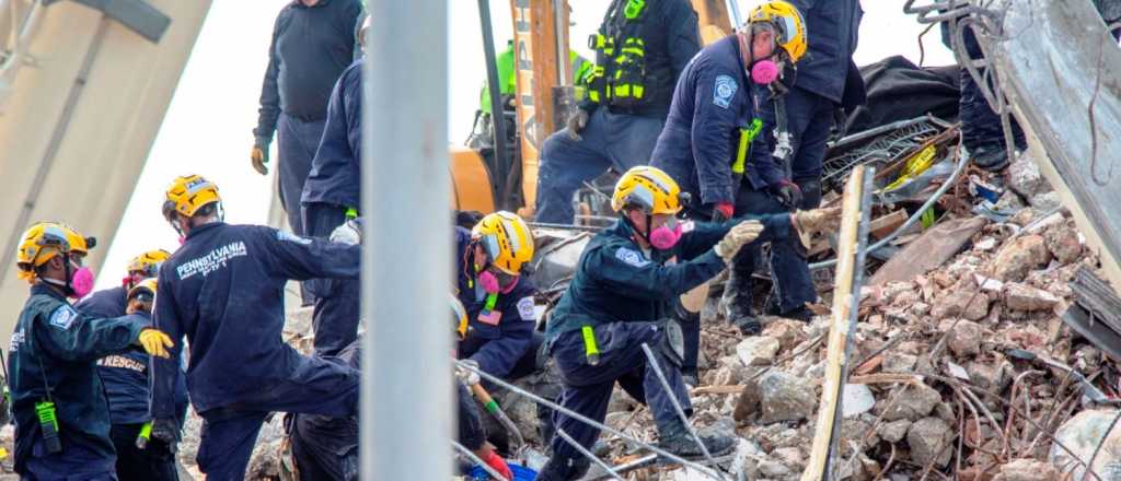 Abandonaron el rescate de sobrevivientes en el edificio de Miami