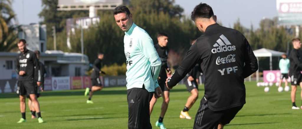 Scaloni tiene cinco dudas en el equipo titular