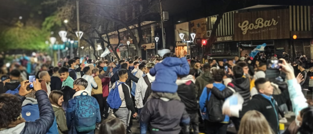 Locura en Mendoza por Argentina campeón de la Copa América