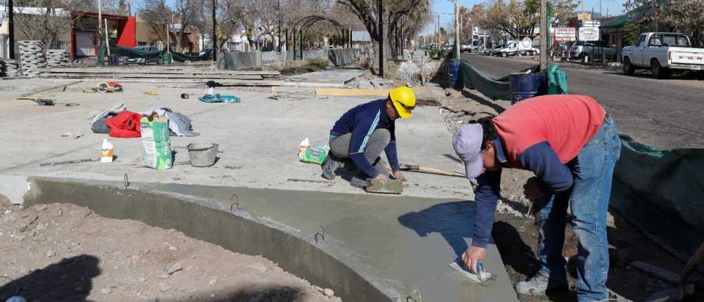 San Rafael avanza con las obras en el paseo Luis Huerta