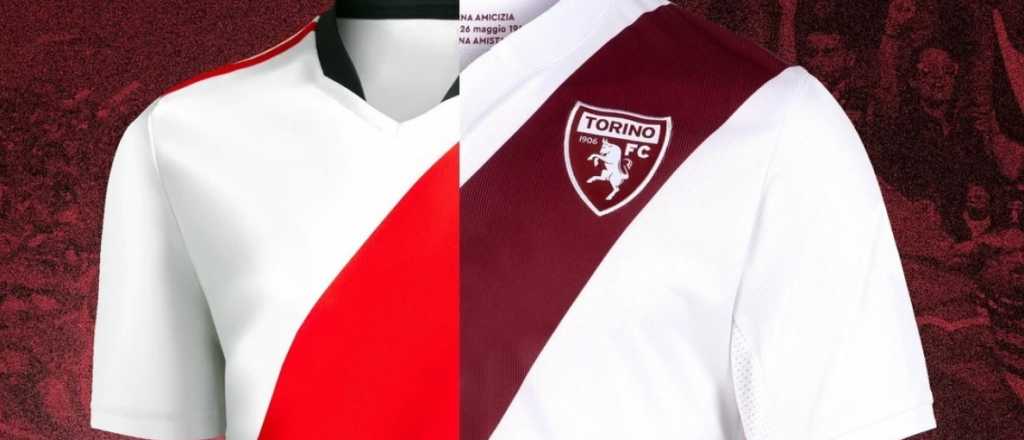 Torino homenajeó a River con su camiseta