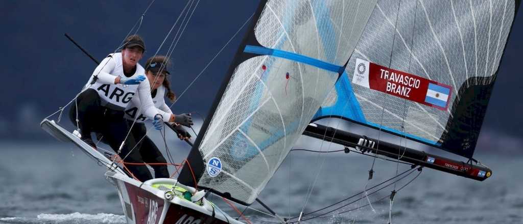 La dupla argentina Branz-Trasvascio quedó en zona de Medal Race