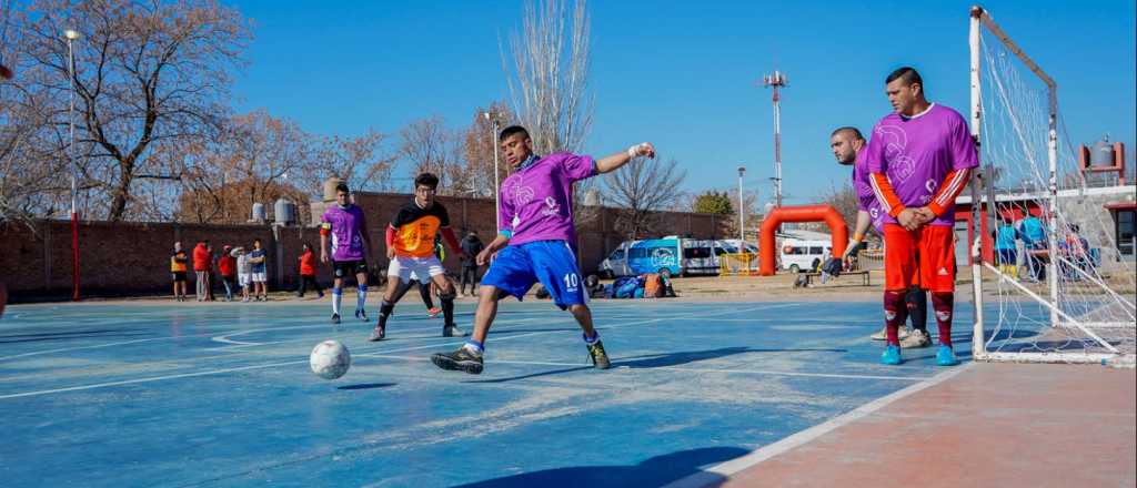 Las Heras vivió una jornada a plena alegría de deporte adaptado