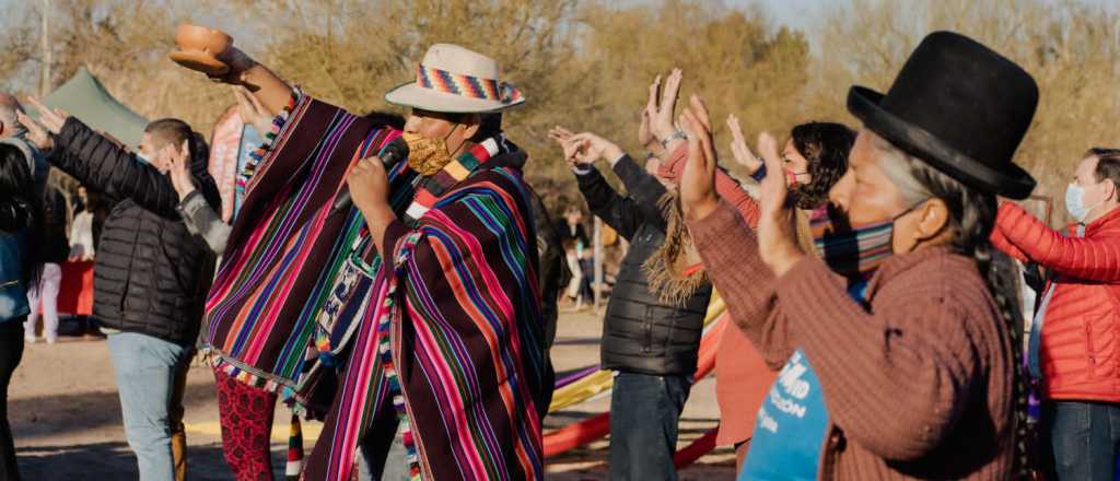 Lavalle vivió una emotiva ceremonia por la pachamama