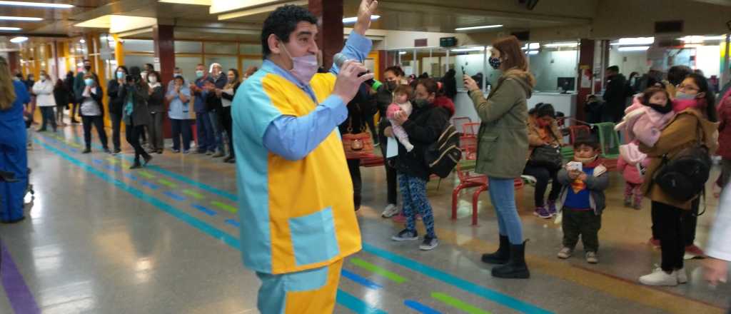 Video: artistas sorprendieron a chicos en el Notti