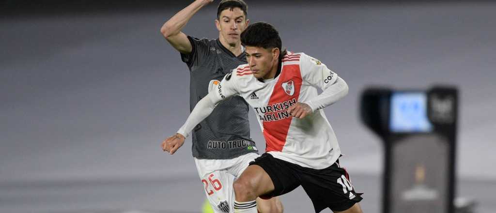 River cayó contra Mineiro por un gol de Nacho Fernández