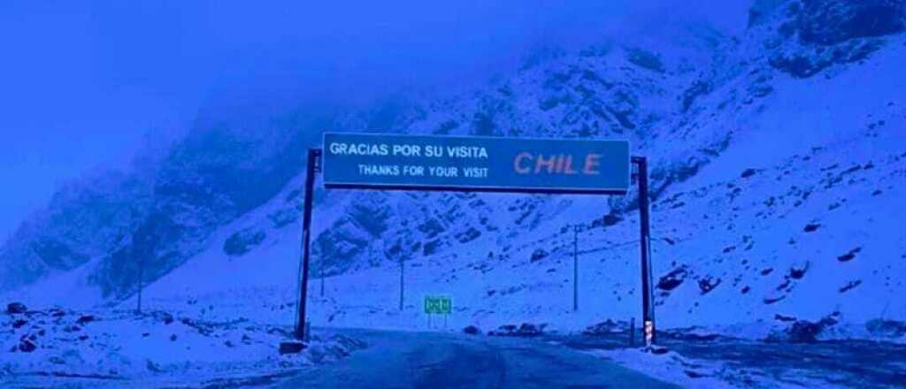 El Paso Cristo Redentor sigue cerrado por una fuerte nevada