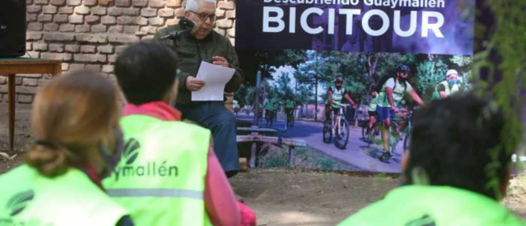 Guaymallén realizó un bicitour en memoria del Libertador