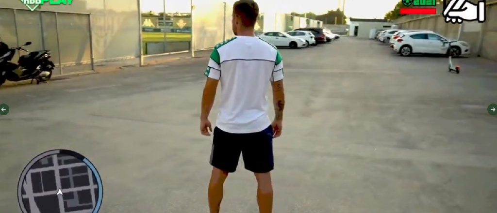 Pezzella volvió a Betis y fue presentado como un videojuego