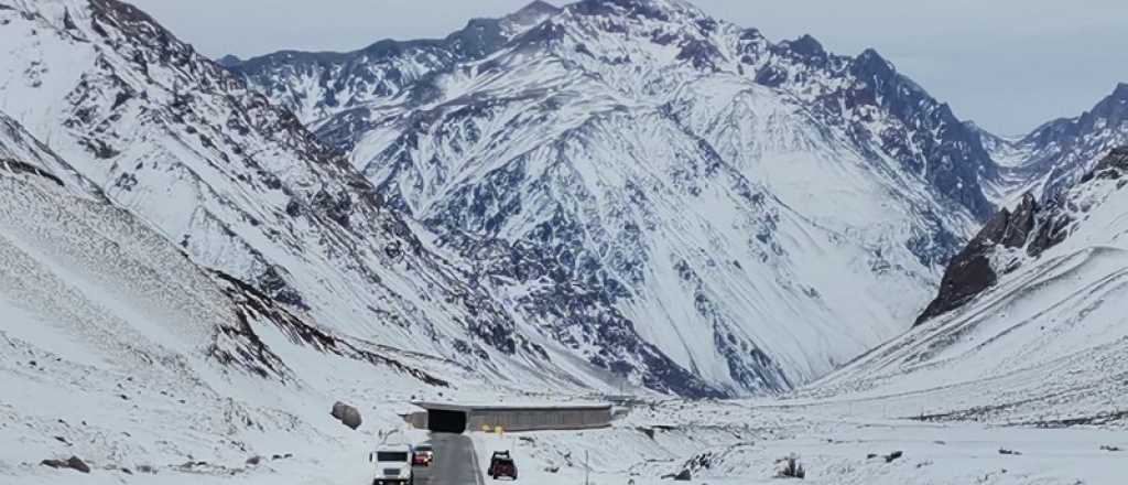 Videos: así nevó en Potrerillos y Cacheuta