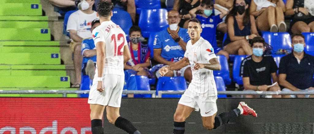 Lamela le dio la victoria al Sevilla en la última jugada