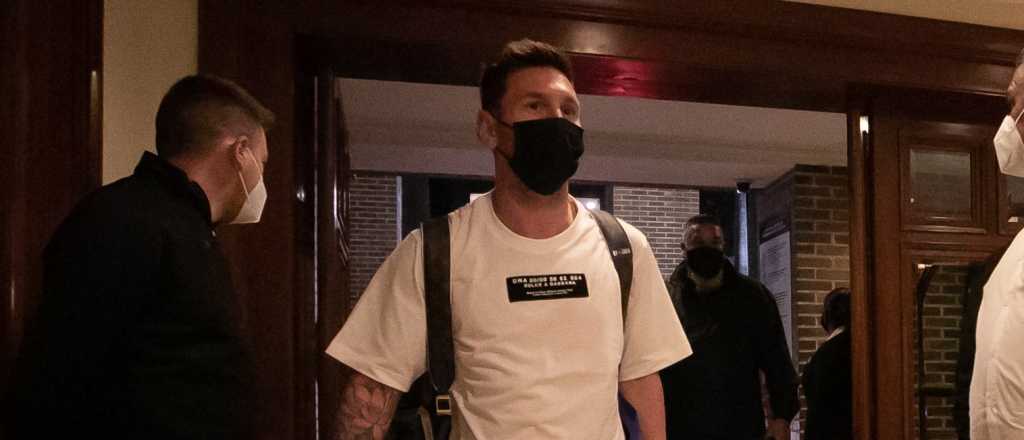 Messi llegó a Venezuela y se sumó a la Selección Argentina