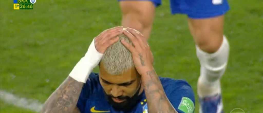 Video: Gabigol se la dejó servida y Neymar hizo este papelón