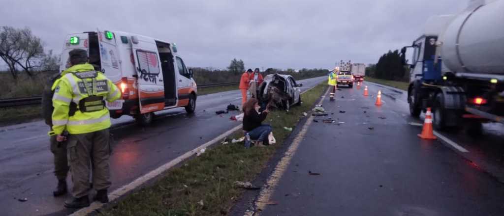 Tres muertos en un choque múltiple en Zárate Brazo Largo