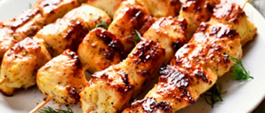 Pinchos de pollo: rapidísimos y con solo dos ingredientes
